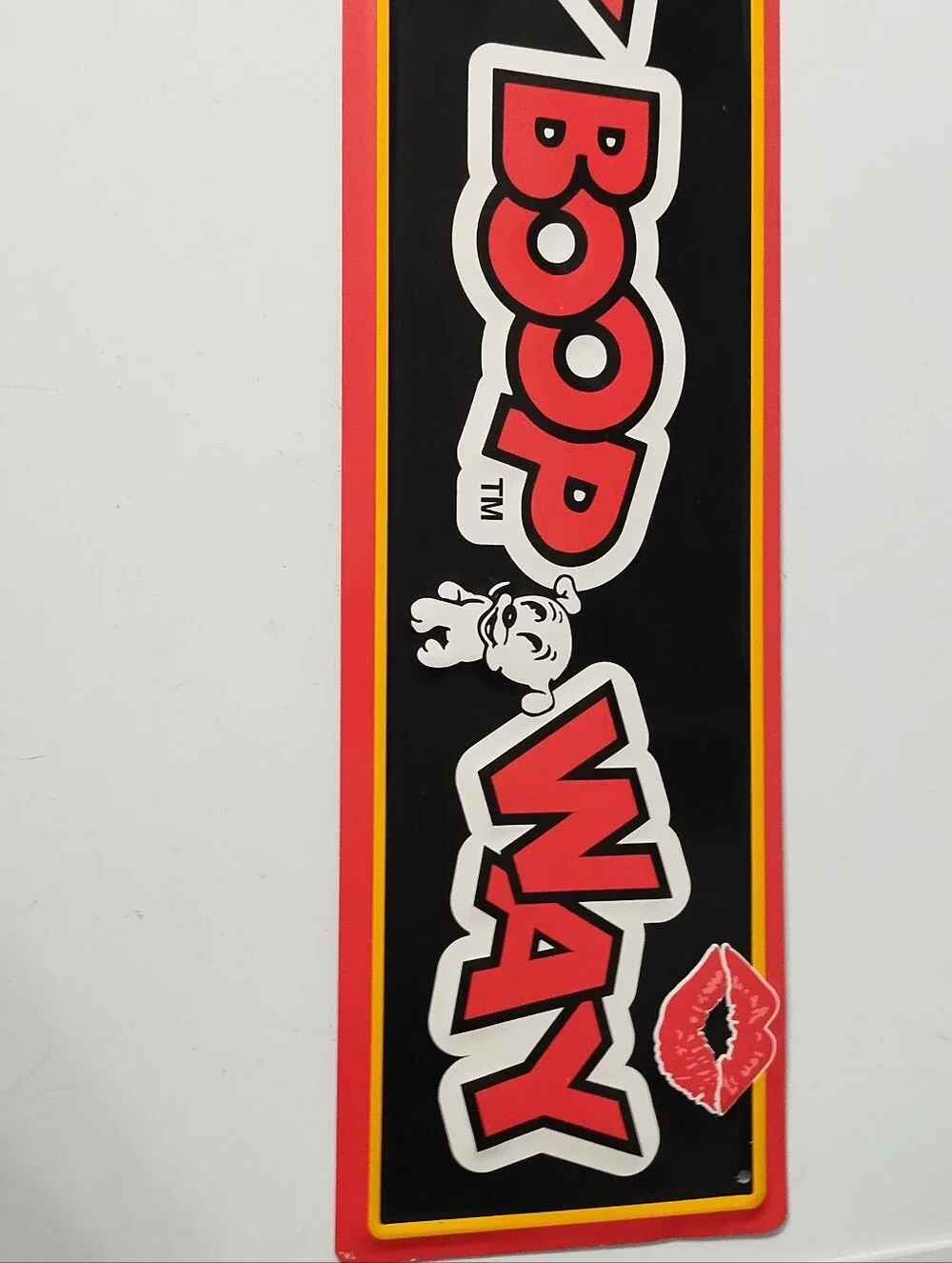 Vintage 2000 Betty Boop Metal Street Sign